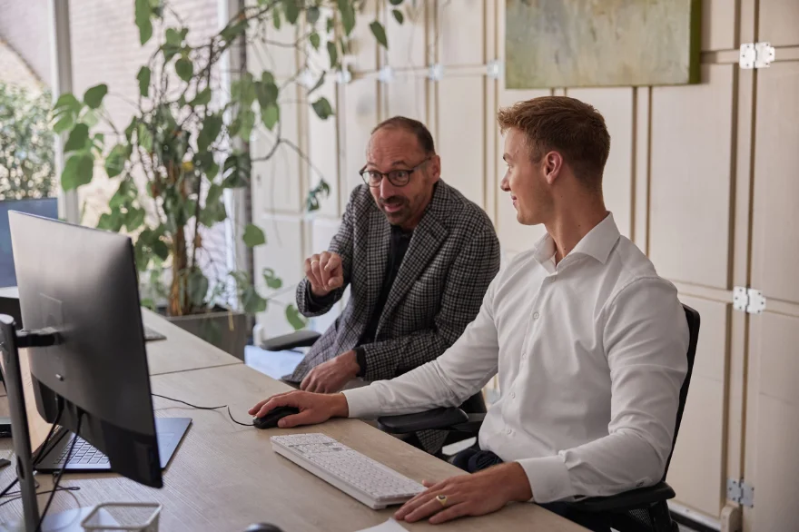 Voorbeeld van een website die wij bouwden
